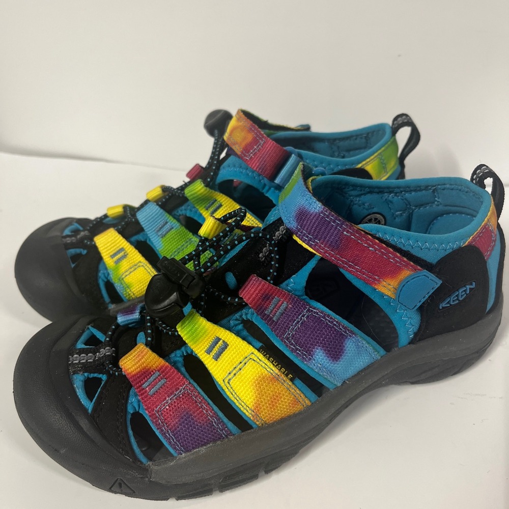 KEEN Kids' Washable‎ Rainbow Tie-Dye Sandals - Great for Summer Fun!